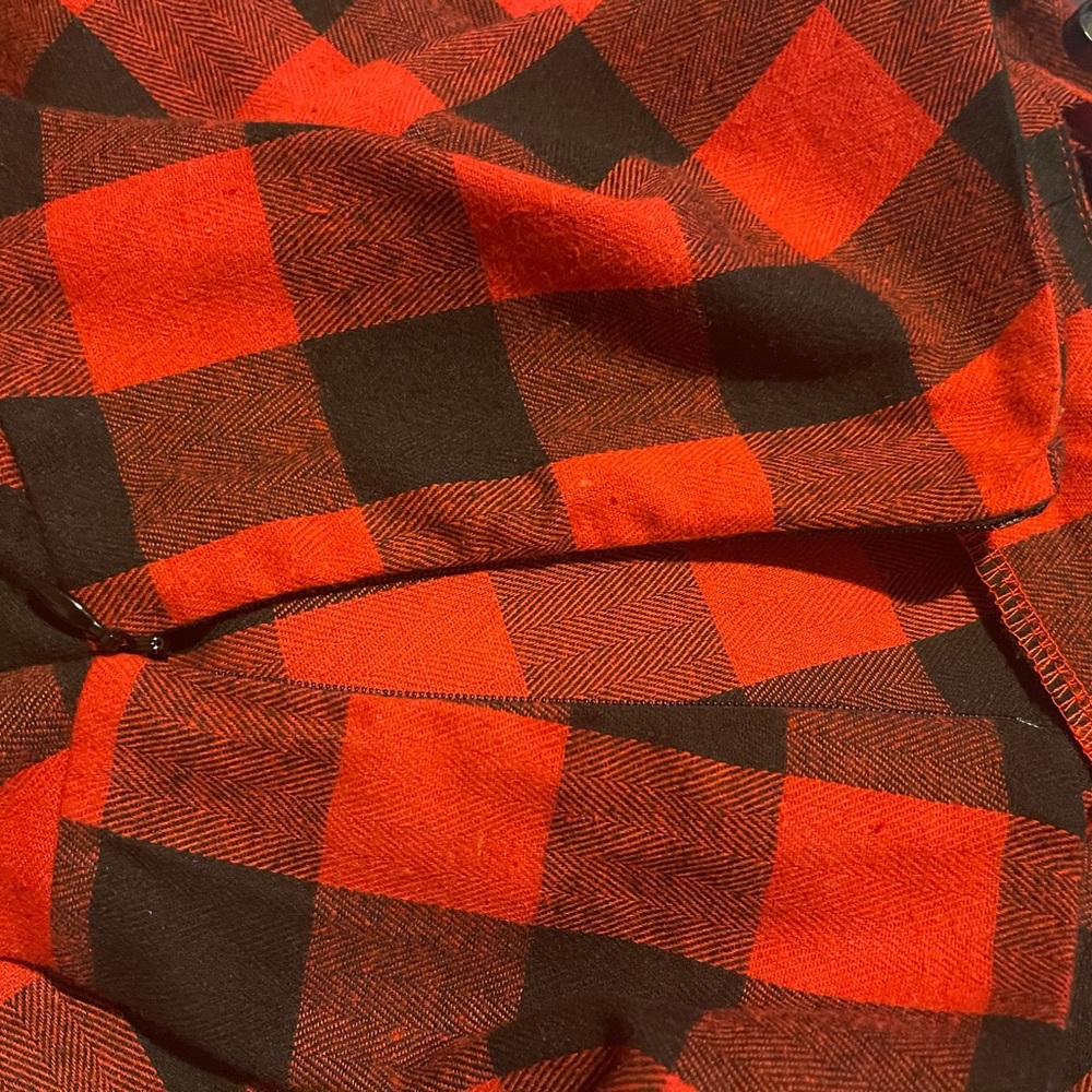 2 XL Shein Black & Red Plaid Hello Kitty Dress - Picture 3 of 16